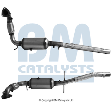 Filtr pevnych castic, vyfukovy system BM CATALYSTS BM11396H