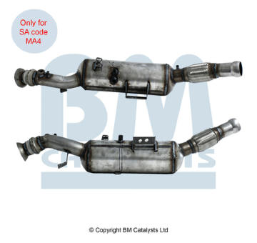 Filtr pevnych castic, vyfukovy system BM CATALYSTS BM11567H