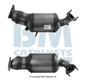Filtr pevnych castic, vyfukovy system BM CATALYSTS BM11612H