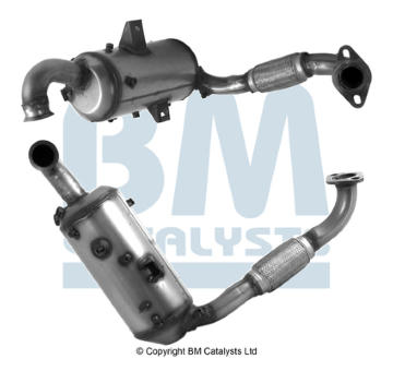 Filtr sazových částic, výfukový systém BM CATALYSTS BM11617HP