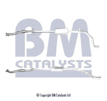 Výfuková trubka BM CATALYSTS BM50447