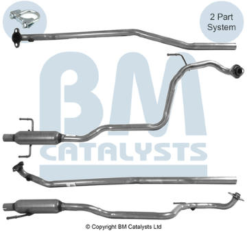 Výfuková trubka BM CATALYSTS BM50573