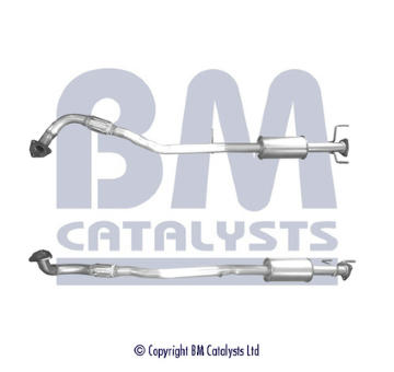 Výfuková trubka BM CATALYSTS BM50748