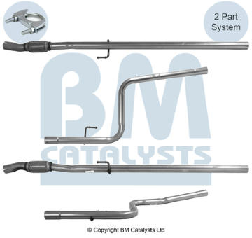 Výfuková trubka BM CATALYSTS BM50771