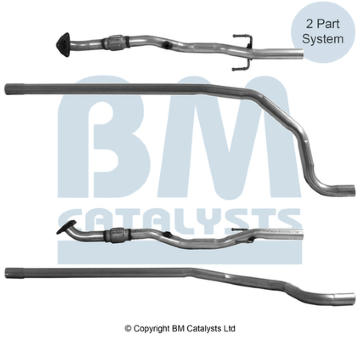 Výfuková trubka BM CATALYSTS BM50968