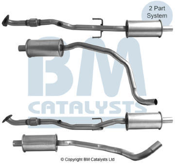 Výfuková trubka BM CATALYSTS BM50969