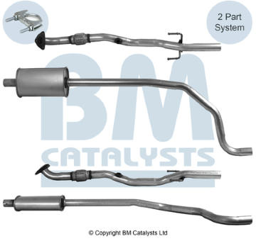 Výfuková trubka BM CATALYSTS BM51131