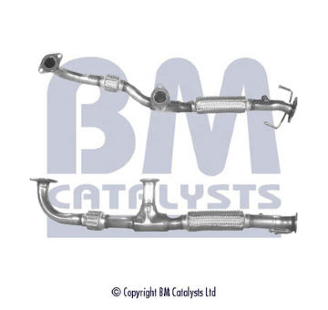 Výfuková trubka BM CATALYSTS BM70208
