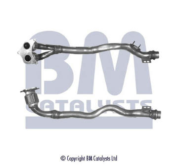 Výfuková trubka BM CATALYSTS BM70348