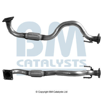 Výfukové potrubie BM CATALYSTS BM70455