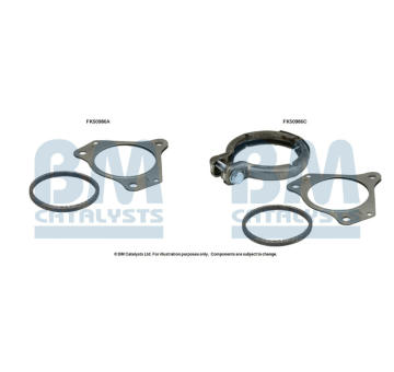 Montážní sada, výfuková trubka BM CATALYSTS FK50986