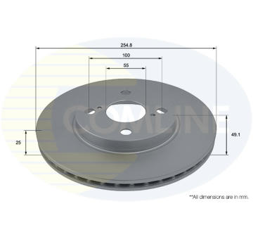 Brzdový kotúč COMLINE ADC01107V