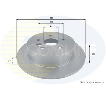 Brzdový kotúč COMLINE ADC01121