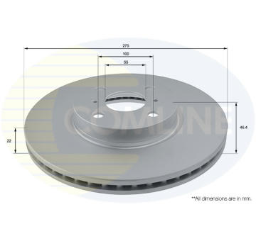 Brzdový kotúč COMLINE ADC01142V