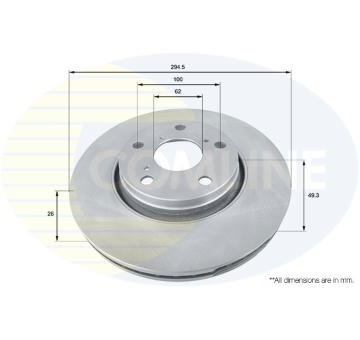 Brzdový kotúč COMLINE ADC01150V