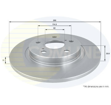 Brzdový kotúč COMLINE ADC01151
