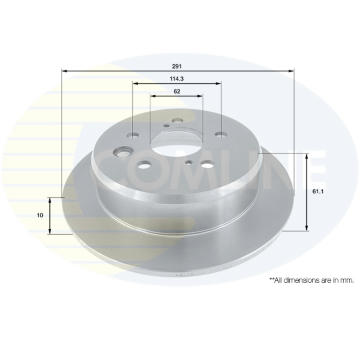 Brzdový kotúč COMLINE ADC01157