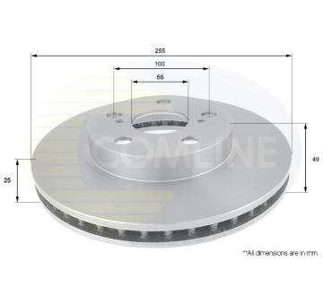 Brzdový kotúč COMLINE ADC0175V