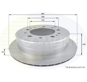 Brzdový kotúč COMLINE ADC0183V