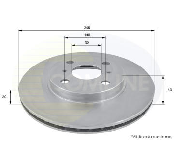 Brzdový kotúč COMLINE ADC0194V