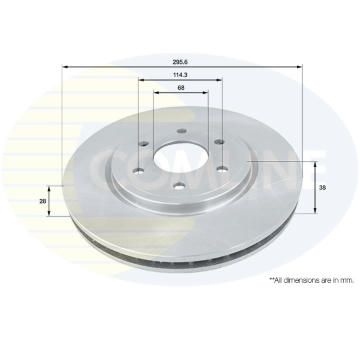 Brzdový kotúč COMLINE ADC0270V