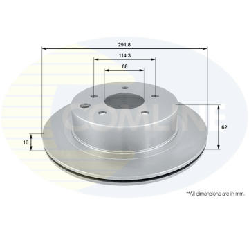 Brzdový kotúč COMLINE ADC0272V