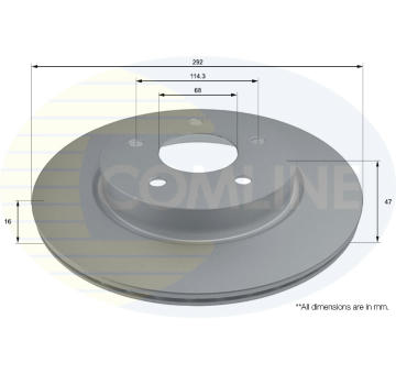 Brzdový kotúč COMLINE ADC0297V