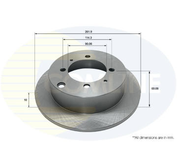 Brzdový kotúč COMLINE ADC0330