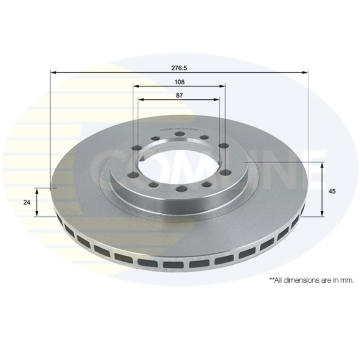Brzdový kotúč COMLINE ADC0336V