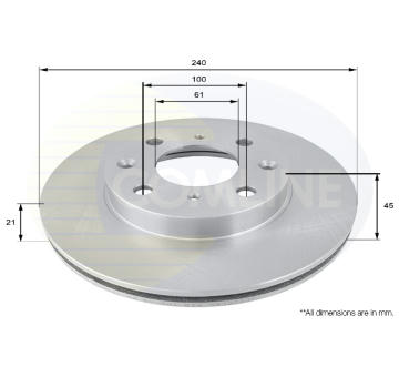 Brzdový kotúč COMLINE ADC0505V