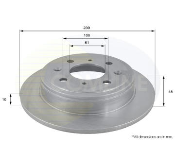 Brzdový kotúč COMLINE ADC0518