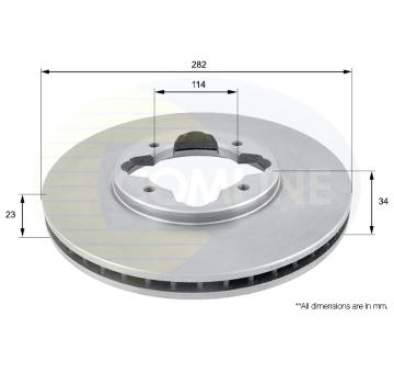 Brzdový kotúč COMLINE ADC0521V
