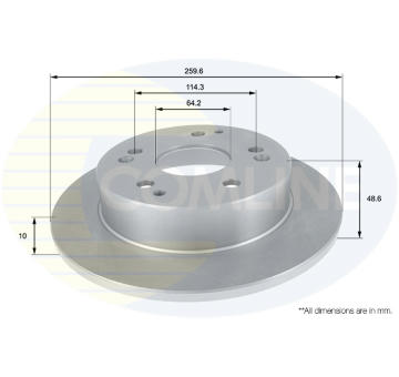 Brzdový kotúč COMLINE ADC0542