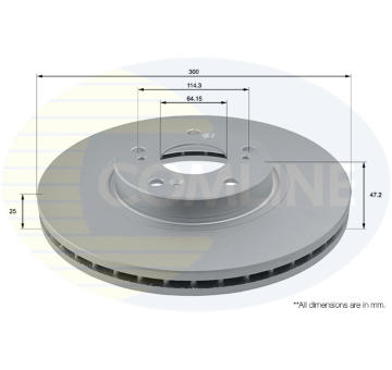 Brzdový kotúč COMLINE ADC0552V
