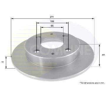 Brzdový kotúč COMLINE ADC0615