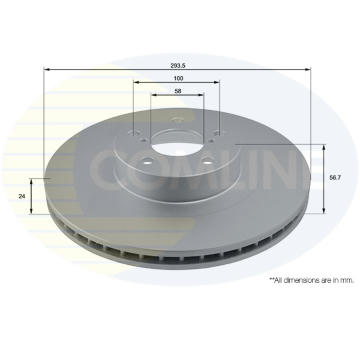 Brzdový kotúč COMLINE ADC0814V