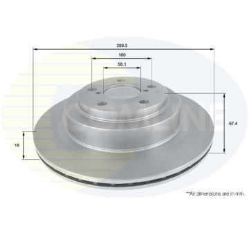 Brzdový kotúč COMLINE ADC0820V