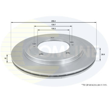 Brzdový kotúč COMLINE ADC0917V