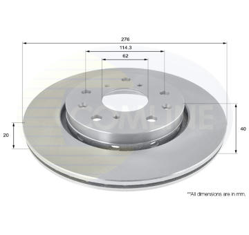 Brzdový kotúč COMLINE ADC0925V