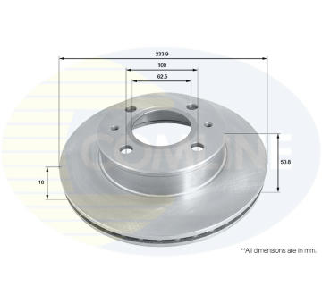 Brzdový kotúč COMLINE ADC1038V