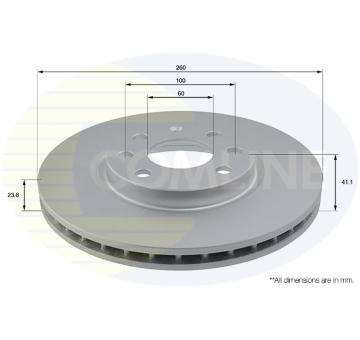 Brzdový kotúč COMLINE ADC1112V