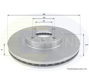 Brzdový kotúč COMLINE ADC1158V