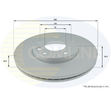 Brzdový kotúč COMLINE ADC1451V