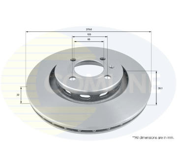 Brzdový kotúč COMLINE ADC1462V