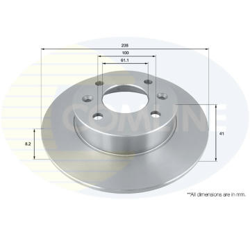 Brzdový kotúč COMLINE ADC1515
