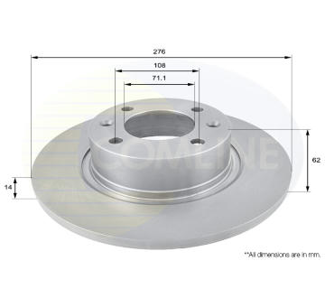 Brzdový kotúč COMLINE ADC1533