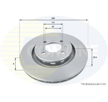 Brzdový kotúč COMLINE ADC1612