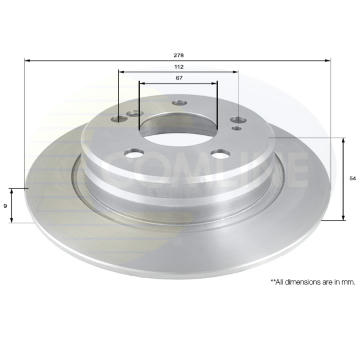 Brzdový kotúč COMLINE ADC1629