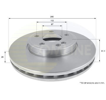 Brzdový kotúč COMLINE ADC1678V