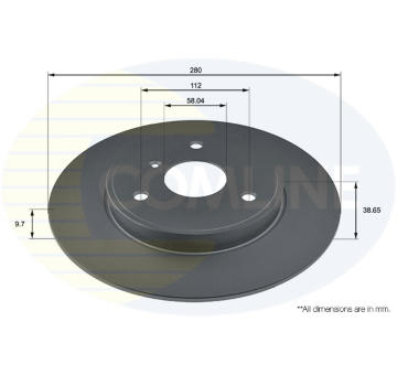 Brzdový kotúč COMLINE ADC1681